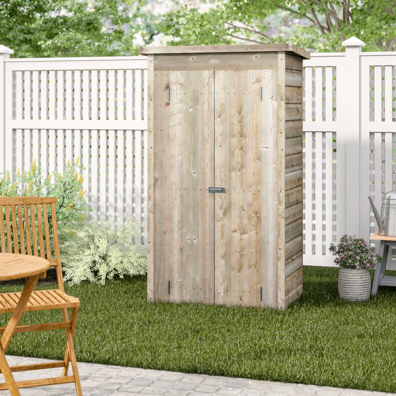 bel Étage 3 ft. w x 2 ft. d shiplap pent wooden tool shed